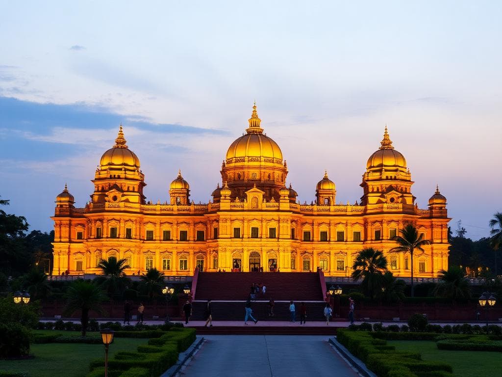 Illuminated Mysore Palace heritage landmark - Prasanna Tours & Travels Bangalore